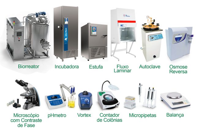 Equipamentos para biofábricas: