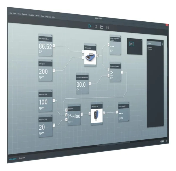 Software para reator de síntese