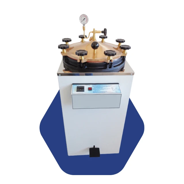 Autoclave vertical para laboratório