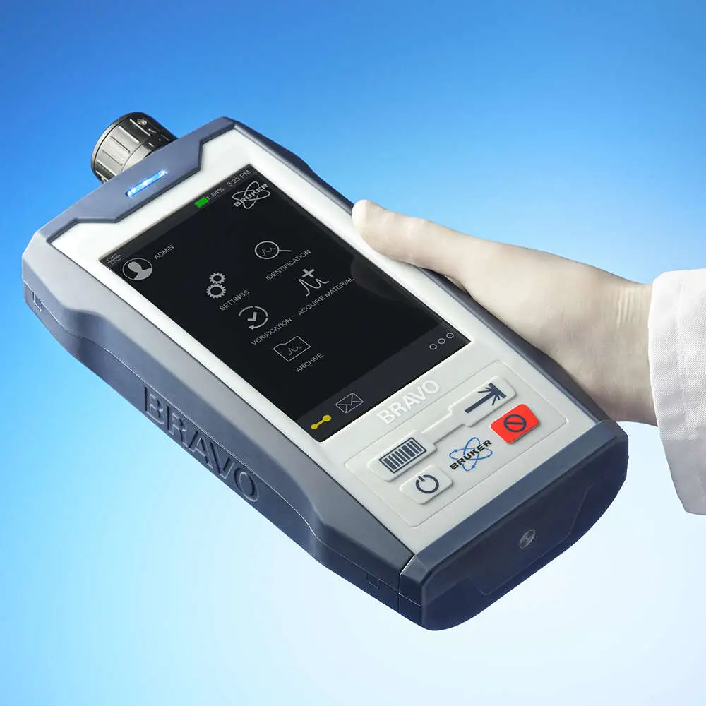 Espectrômetro Raman portátil BRAVO da Bruker